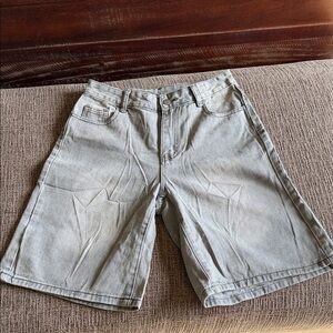 90s short Light Gray Jean Shorts